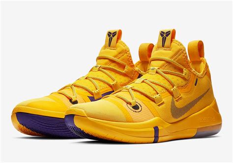 kobe sneaker nike|Nike Kobe sneakers lakers colorways.